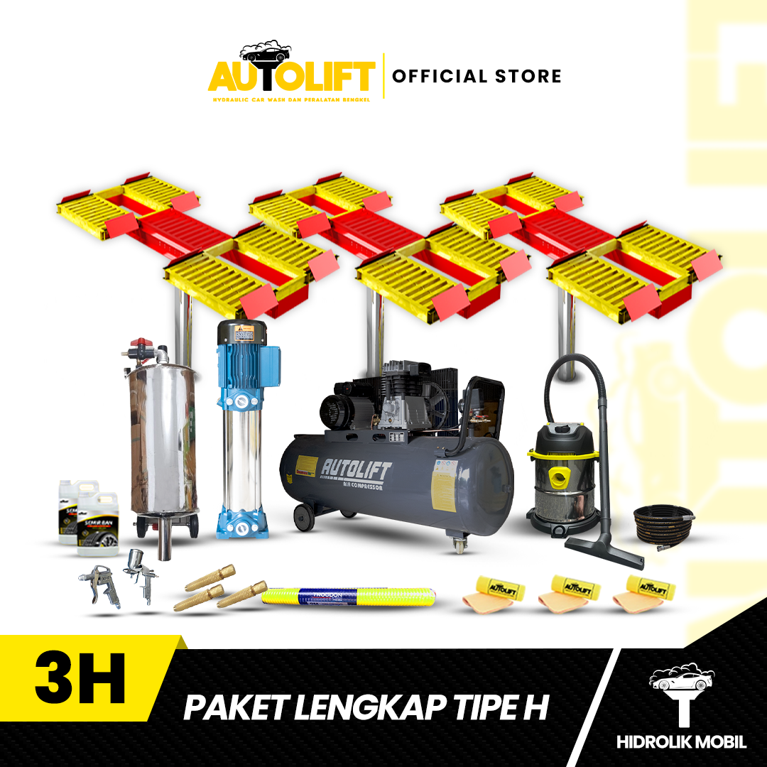 PAKET USAHA 3 HIDROLIK CUCI MOBIL TYPE H