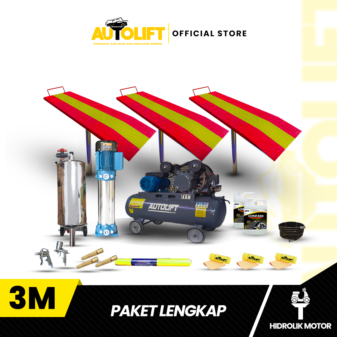 Paket Usaha 3 Hidrolik Cuci Motor
